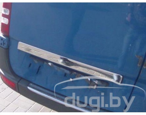 Хром накладка над номером на крышку багажника (нерж.) для Sprinter W906